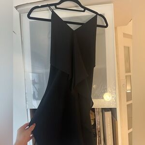 Black strappy ruffle dress, perfect condition